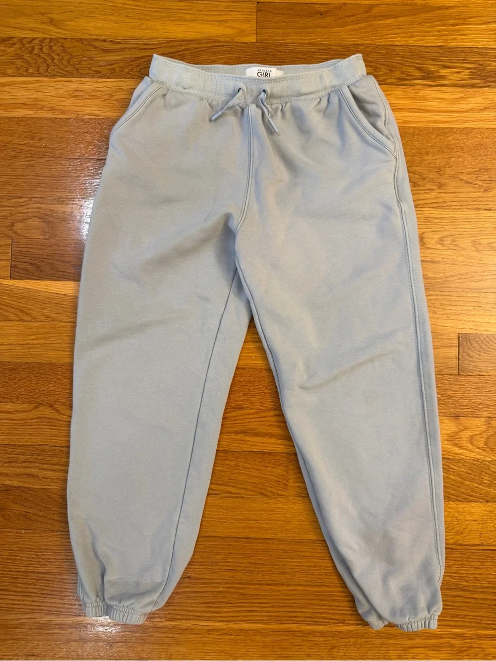 Athleta Girl Sweatpant Joggers in Light Blue/Gray - Girls Size M/8-10